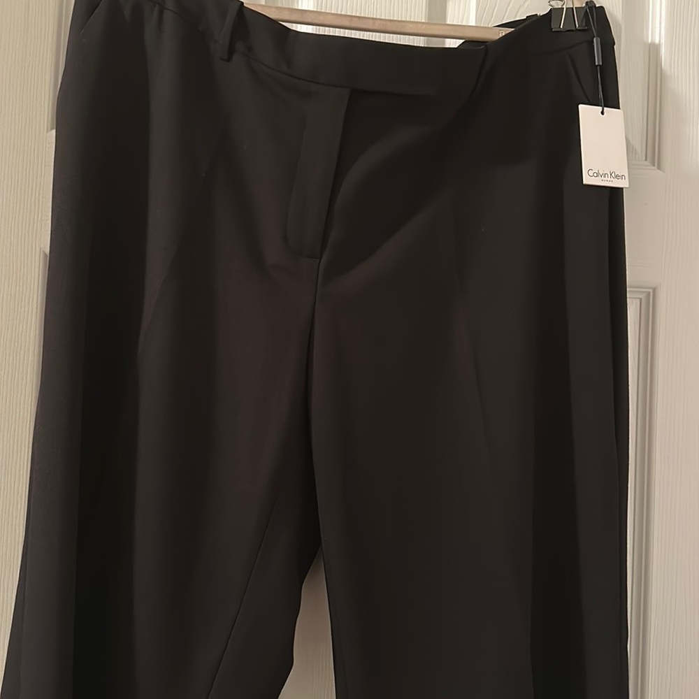 Black Calvin Klein pants, size 14W